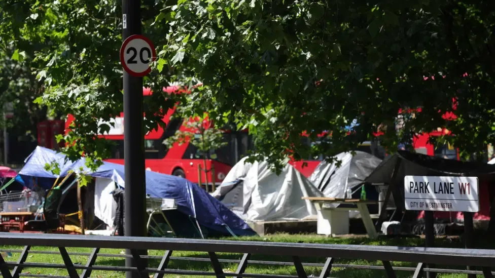 Park Lane's tent city is being dismantled. But London's homelessness crisis isn't going away.